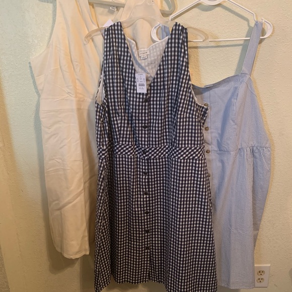 J. Crew Dresses & Skirts - 3 New J. Crew size 20 front button dresses